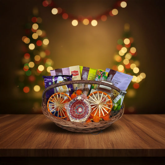 Diwali Gift Hamper | Authentic South Indian Festive Basket | Perfect Gift for Family, Friends & Corporate Celebrations