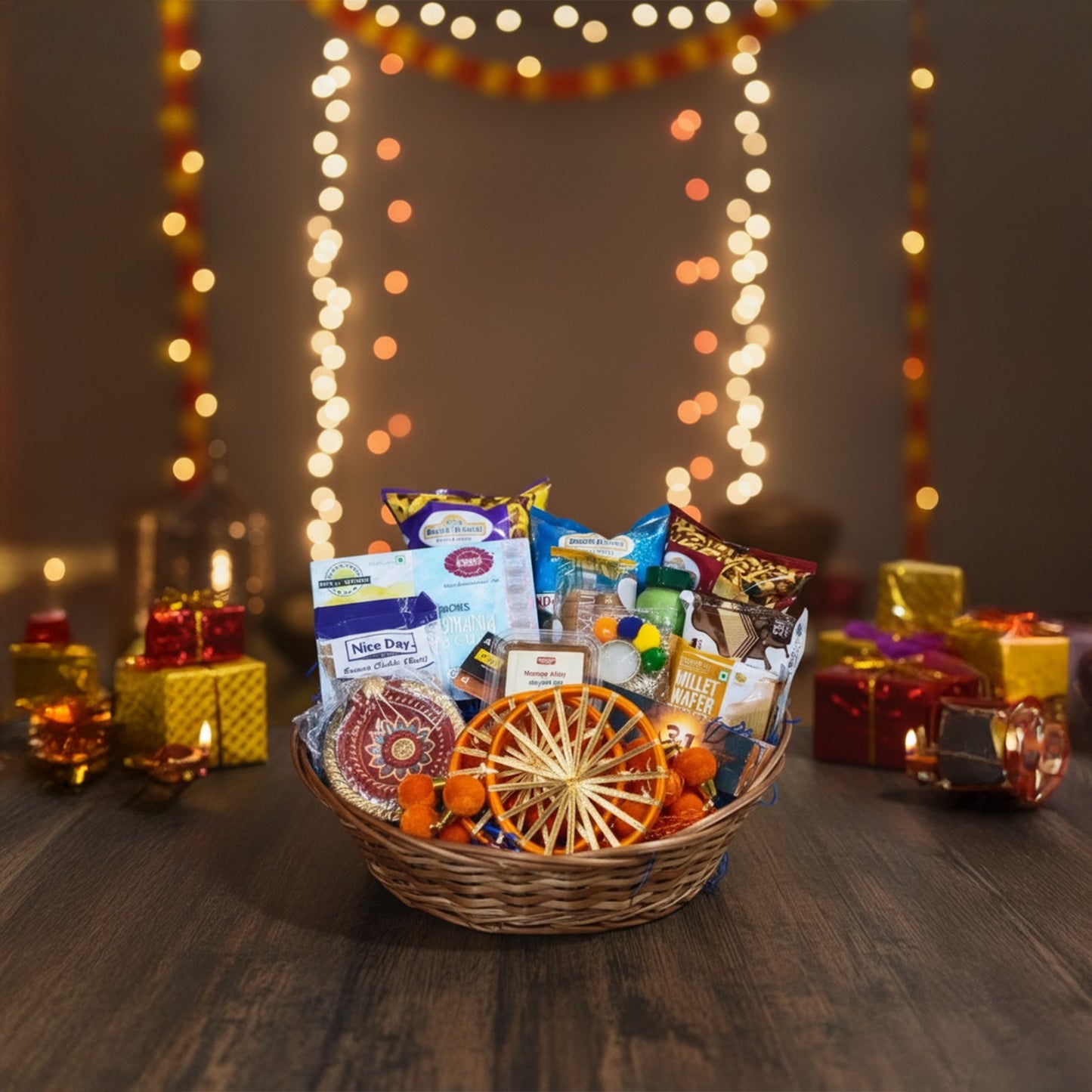 Diwali Gift Hamper | Authentic South Indian Festive Basket | Perfect Gift for Family, Friends & Corporate Celebrations
