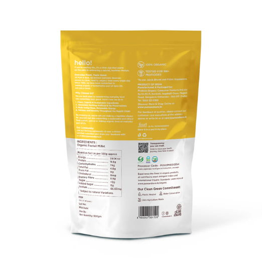 Pure & Sure Organic Foxtail Millet