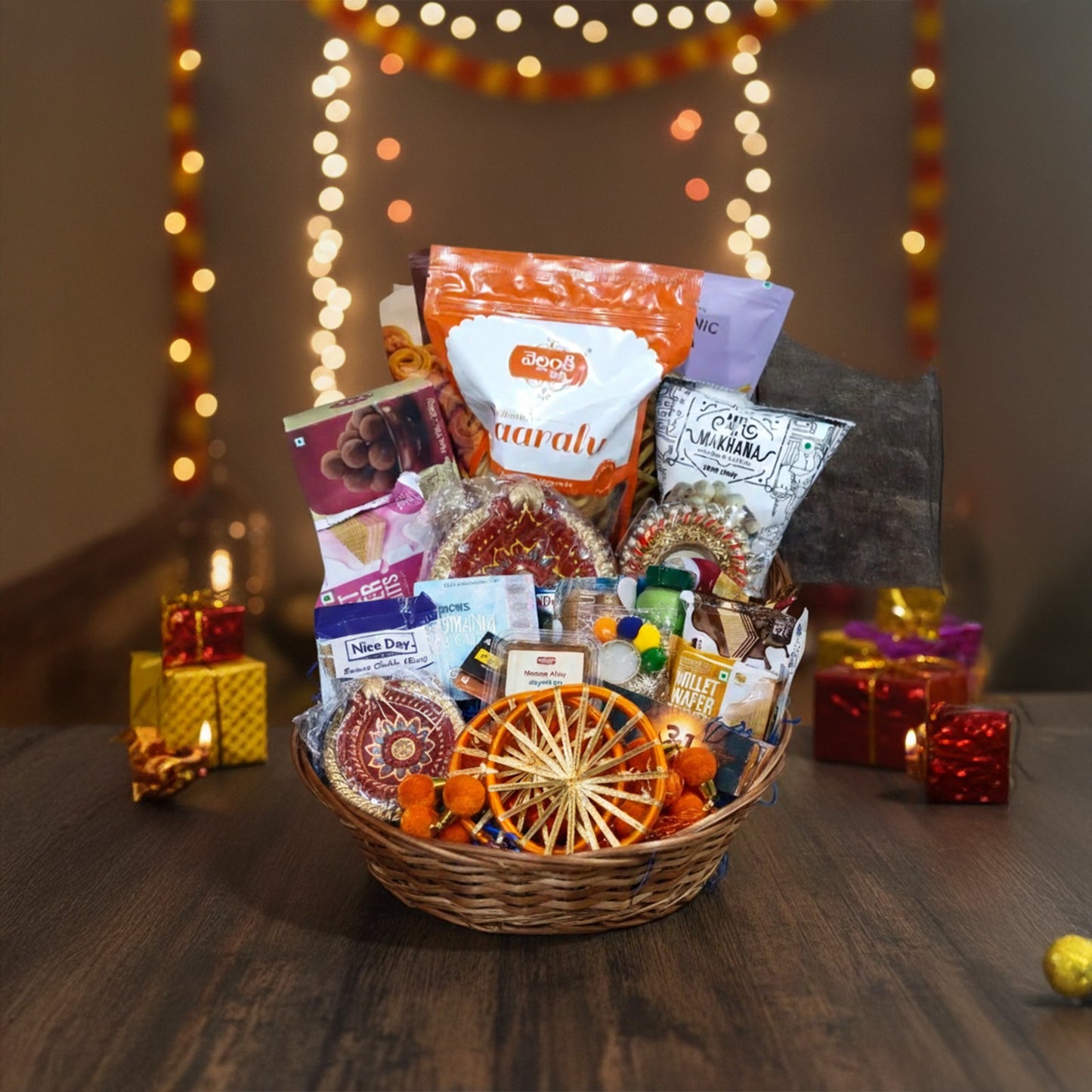 Diwali Gift Hamper | Authentic South Indian Festive Basket | Perfect Gift for Family, Friends & Corporate Celebrations