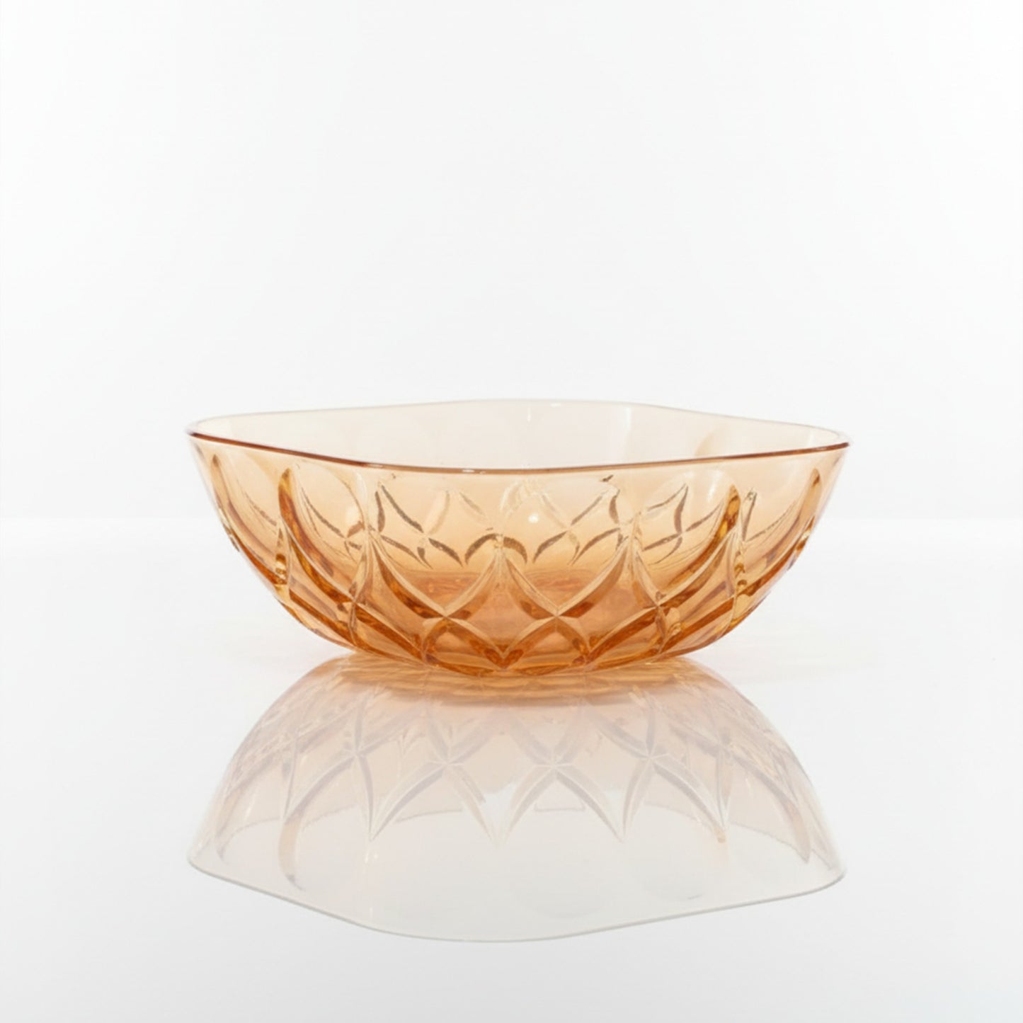 Golden Glass Bowl Set | 7-Piece Structured Design | Premium Quality Transparent Glassware for Gifting, Home & Kitchen Use