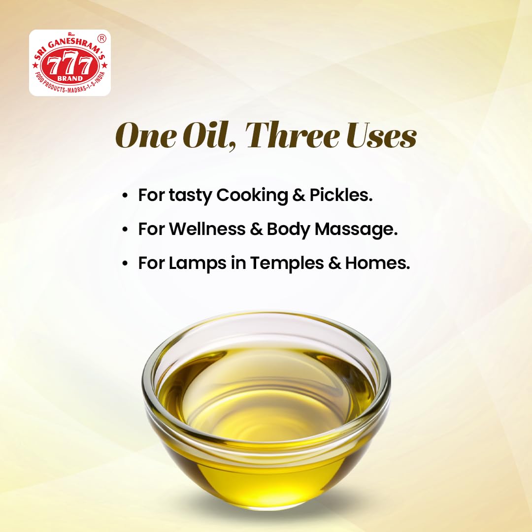 777 Gingelly Oil | Sesame Oil