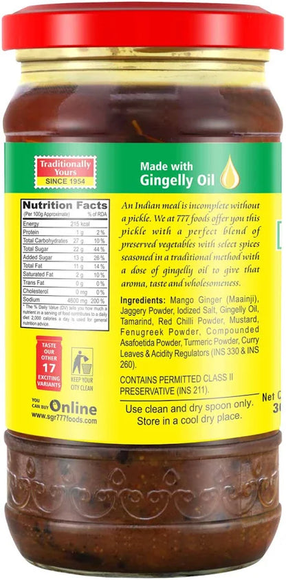777 Mango Ginger Pickle