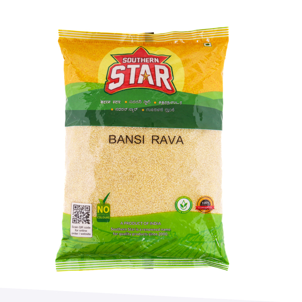 Southern Star Bansi Rava 1kg | Premium Durum Wheat Sooji for kesari ...