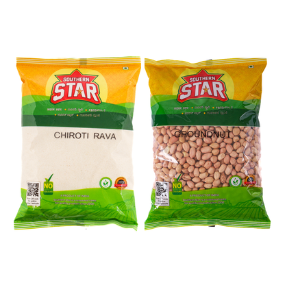 Southern Star Chiroti Rava 1Kg & Groundnut 1Kg Combo