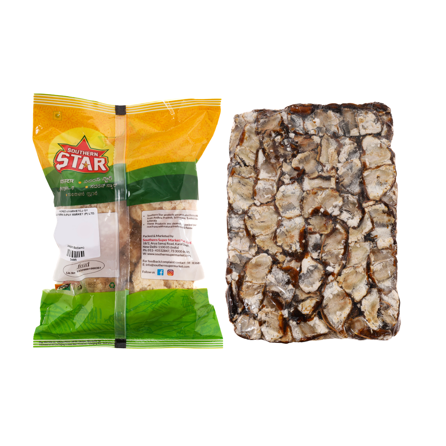 Southern Star Jaggery Round 1Kg & Tamarind Cake 500g Combo