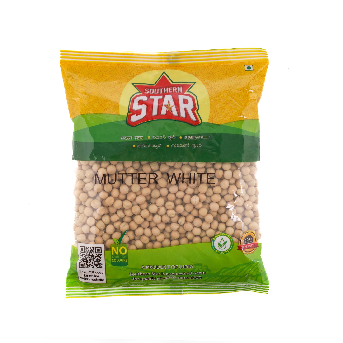 Southern Star White Matar Dal (White Peas Beans)