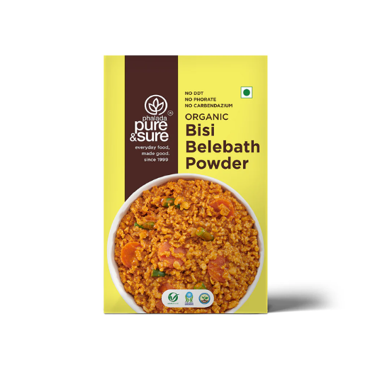 Pure & Sure Organic Bisibelle Bhath Powder