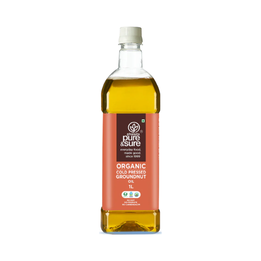 Pure & Sure Organic Cold Pressed Groundnut Oil