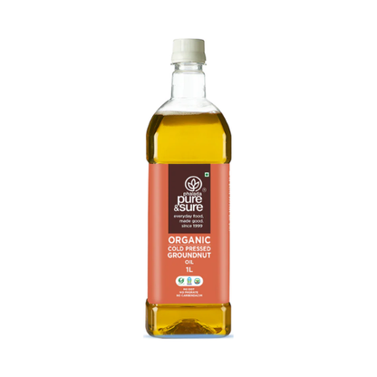 Pure & Sure Organic Cold Pressed Groundnut Oil