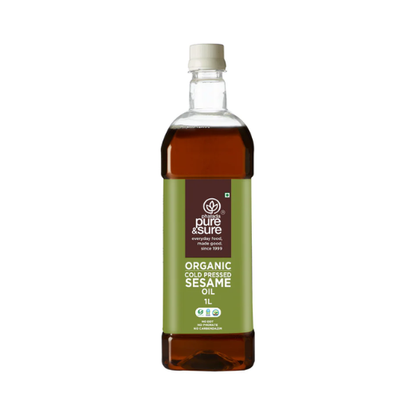 Pure & Sure Organic Cold Pressed Sesame Oil