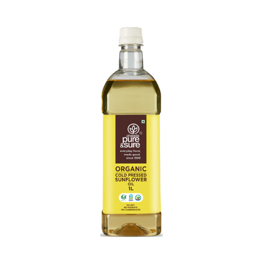 Pure & Sure Organic Cold Pressed Sunflower Oil
