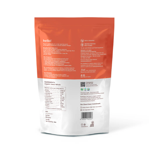 Pure & Sure Organic Jowar Flour