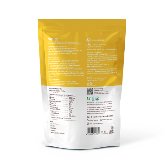 Pure & Sure Organic Little Millet