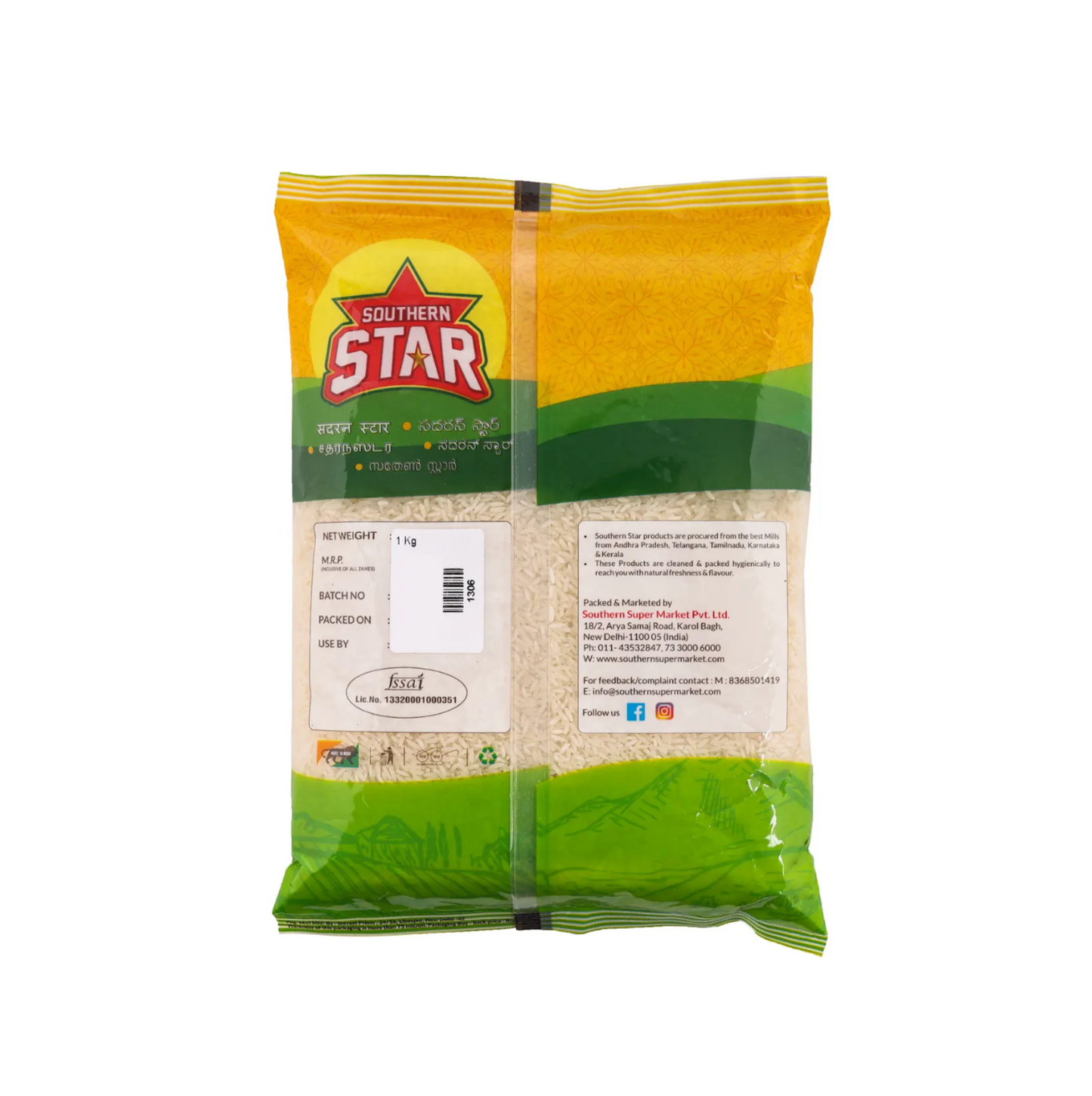 Southern Star Sona Masoori JSR Rice