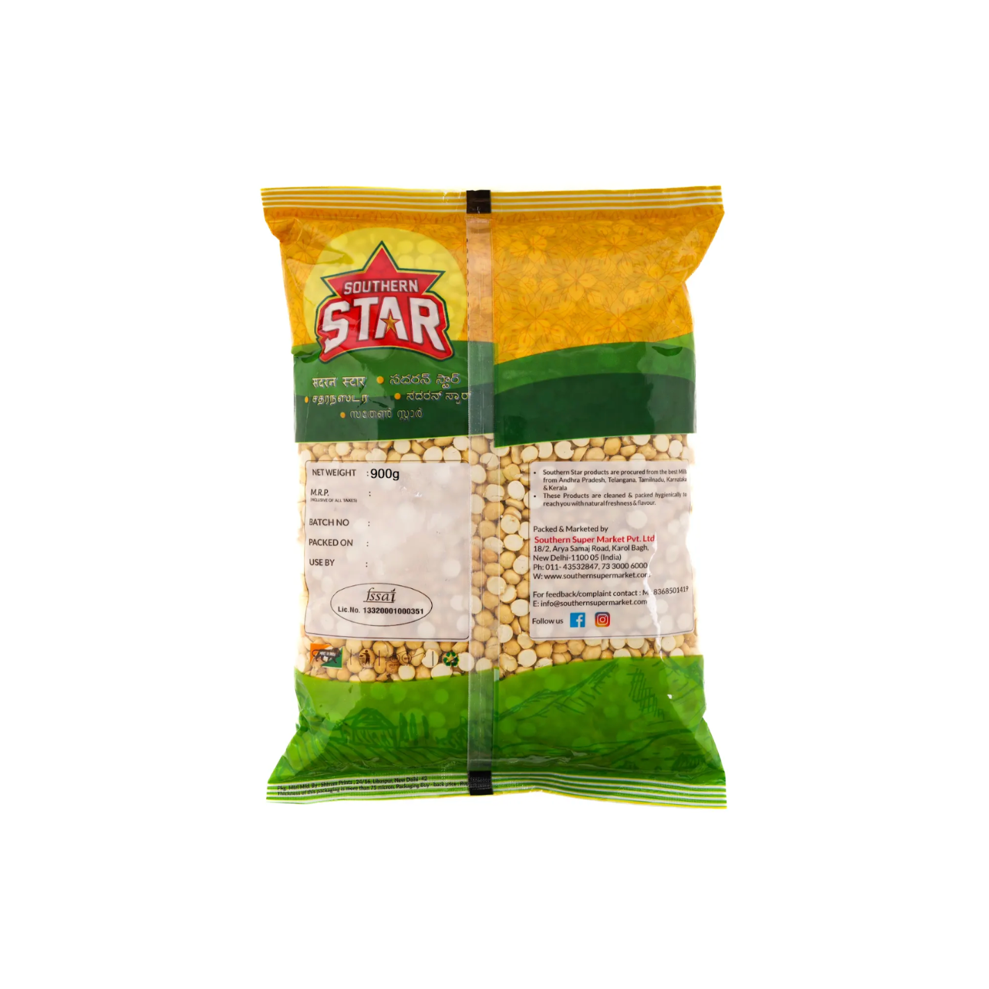 Southern Star Roasted Chana Dal