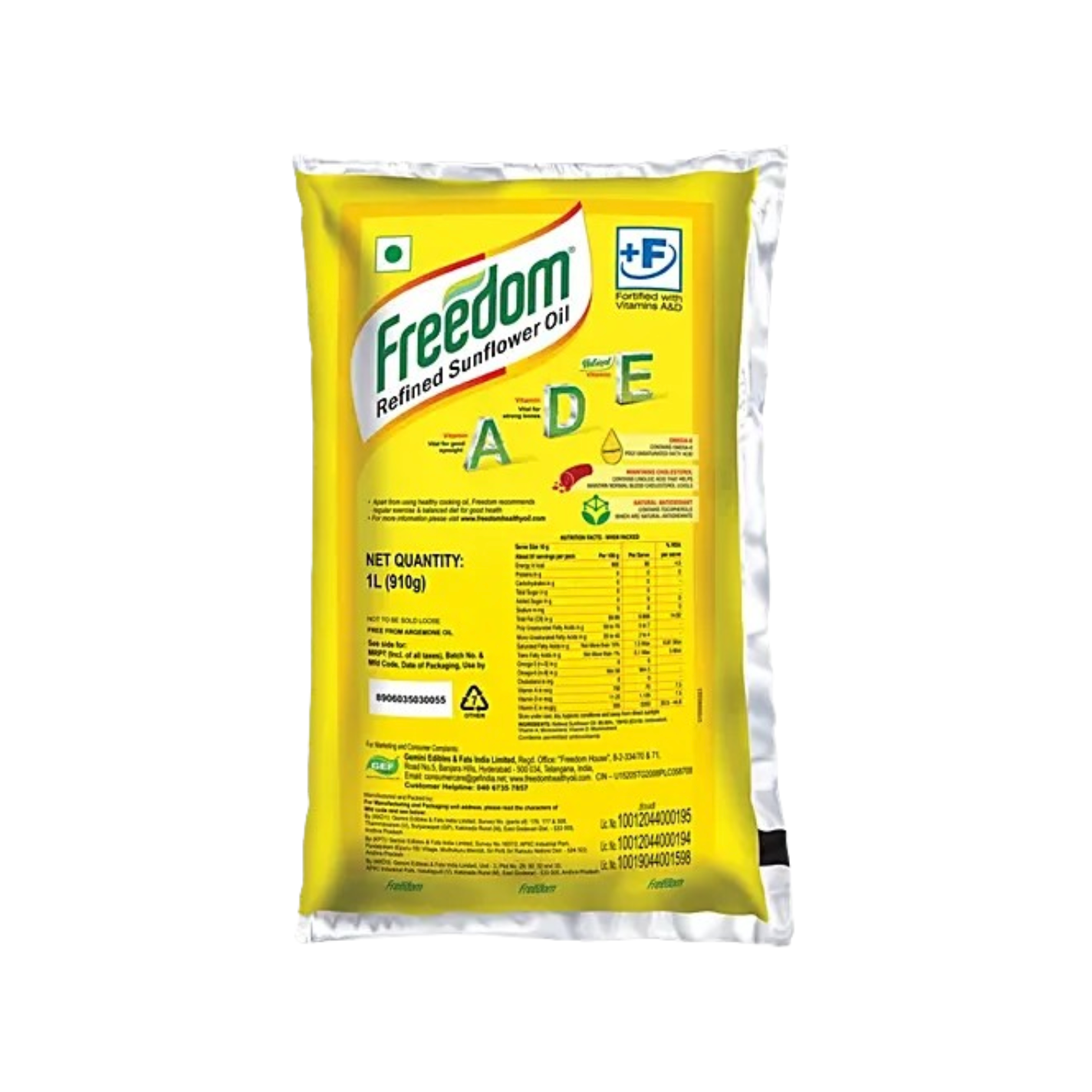 Freedom Refined Sunflower Oil