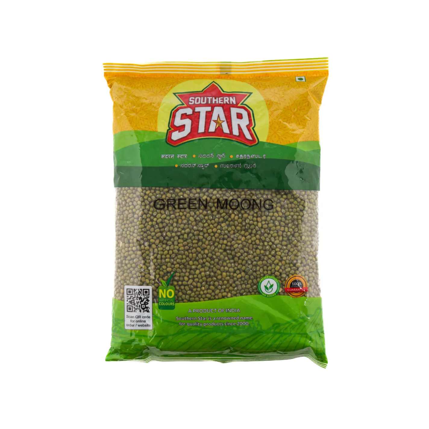 Southern Star Green Gram Moong | Green Moong Dal (Whole/ Sabut)