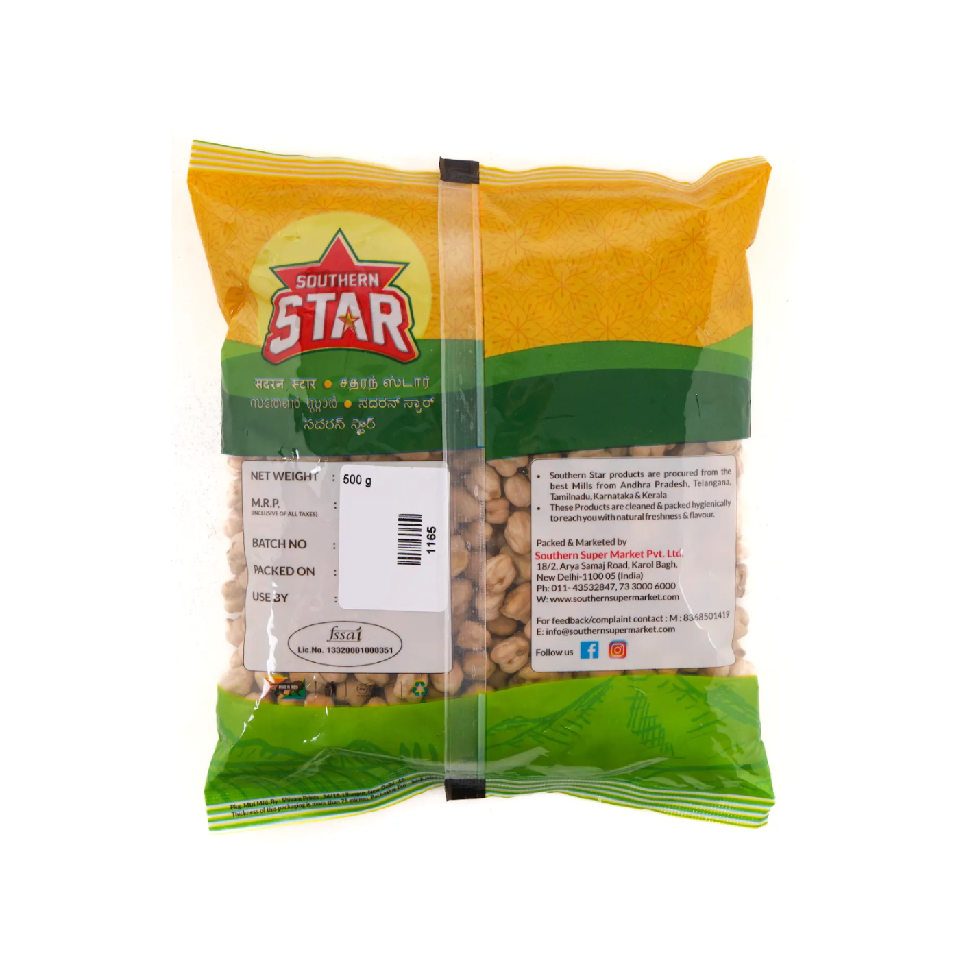 Southern Star Kabuli Chana | White Chick Peas