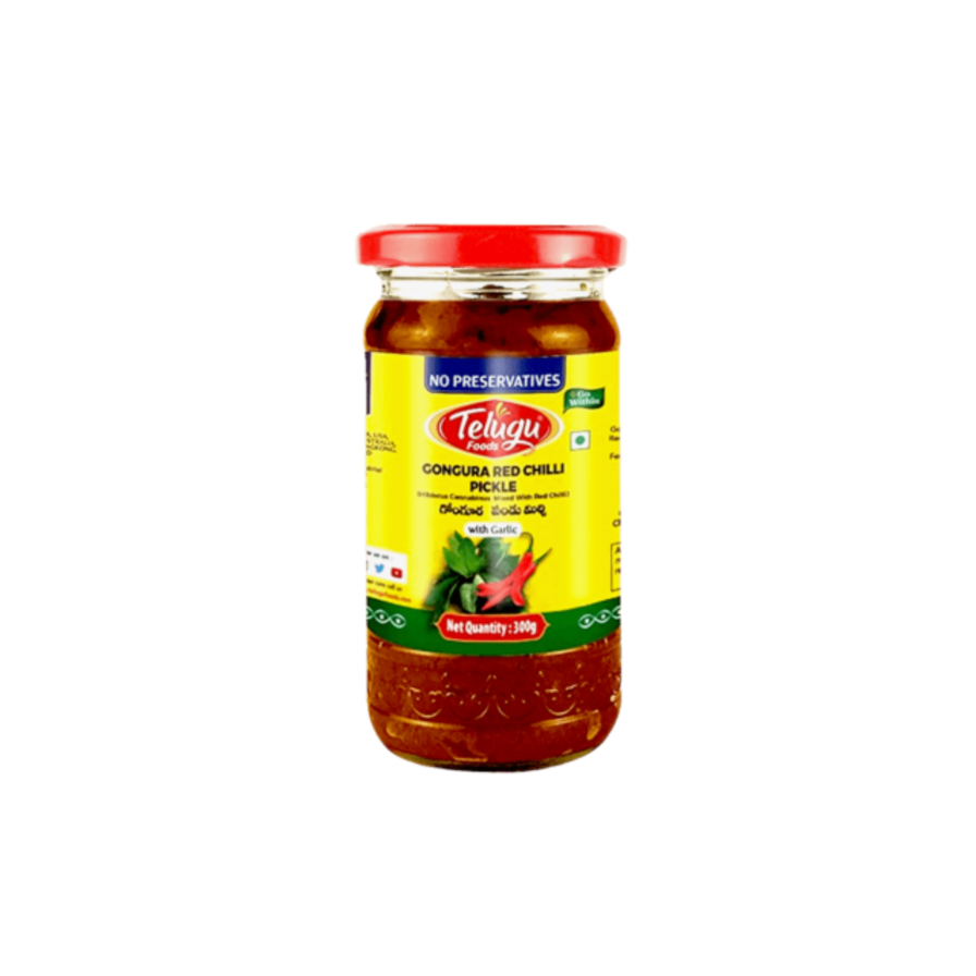 Telugu Gongura Red Chilli Pickle