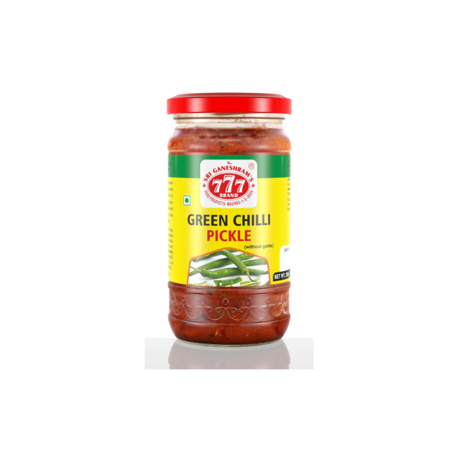 777 Green Chilli Pickle