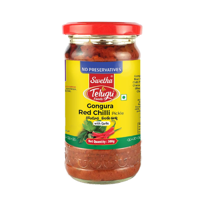 Telugu Gongura Red Chilli Pickle