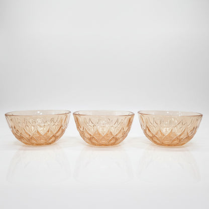 Golden Glass Bowl Set | 7-Piece Structured Design | Premium Quality Transparent Glassware for Gifting, Home & Kitchen Use