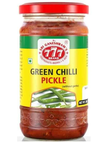 777 Green Chilli Pickle